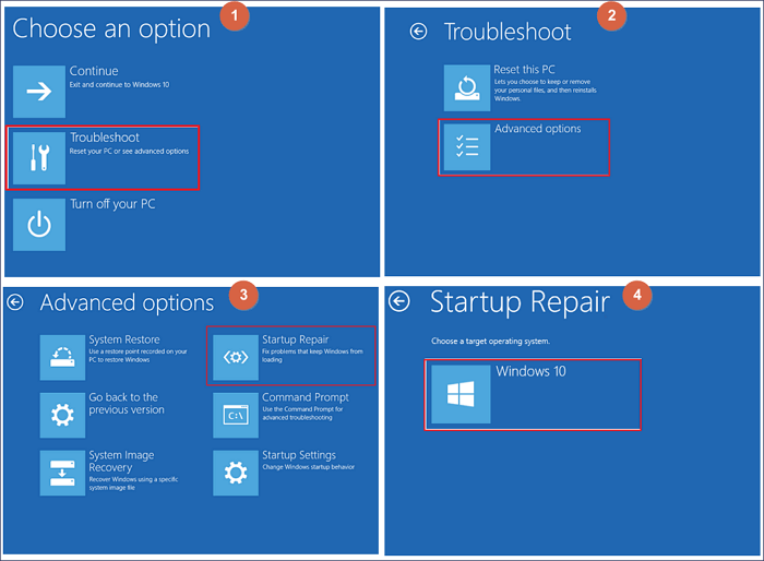 在不丟失資料的情況下修復Windows 10的6種方法免費 EaseUS