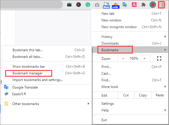 備份 google 書籤 -1