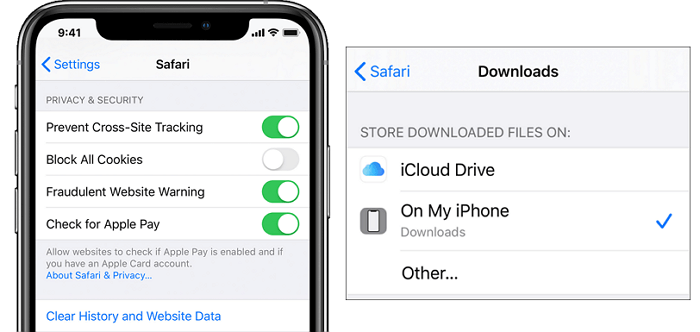打開下載資料夾iPhone