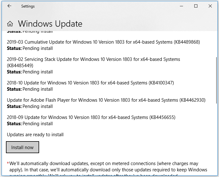 更新windows