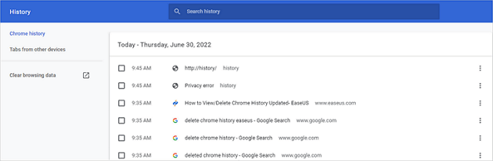 什麼是谷歌時間列表