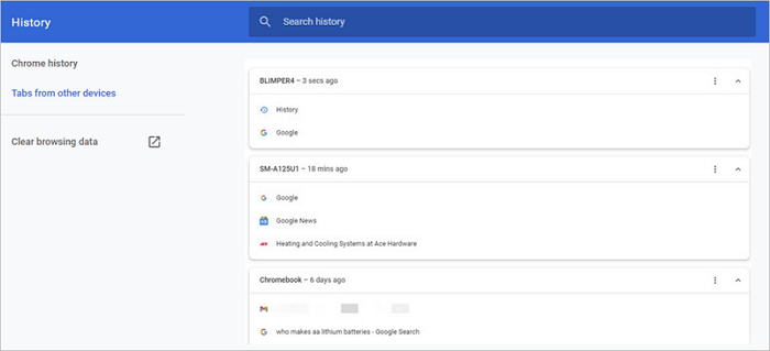 Chrome 中其他設備的書籤是什麼