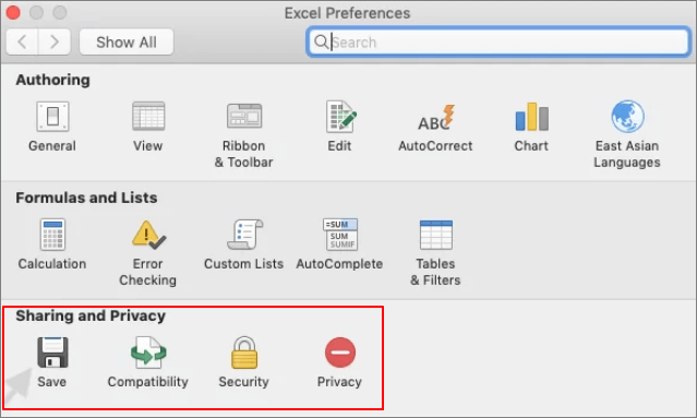 在 Mac 上禁用自動儲存