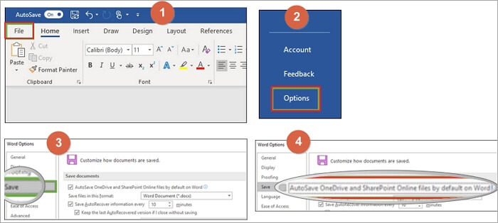 在 Windows 上禁用自動保存