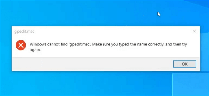 Windows 無法找到 GPEDIT.MSC