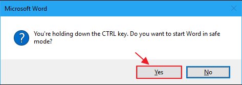 以安全模式開啟word