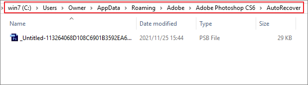 PS中自動儲存檔案