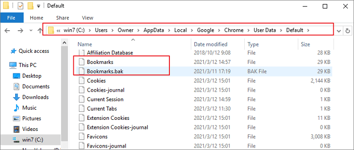 從備份復原 google 書籤