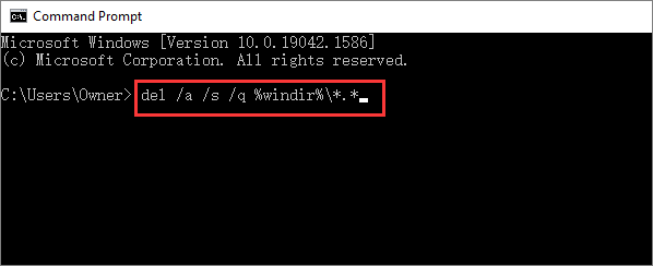 使用 CMD 刪除捷徑病毒