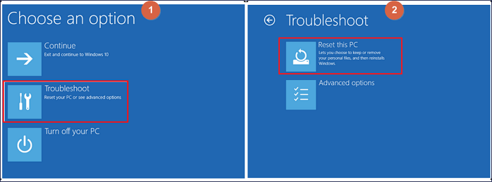在 Windows 10 中重置您的電腦