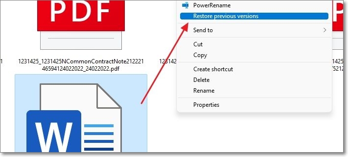 還原以前的版本