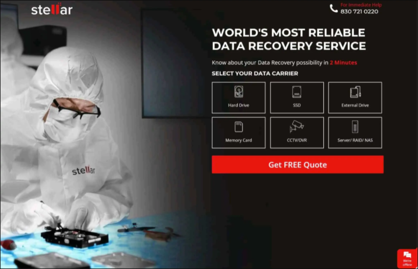 Stellar Data Recovery Lab-services