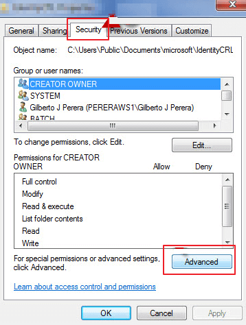 在 Windows 7 中獲取所有權