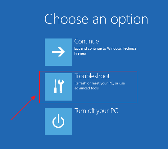 開機 Windows 時復原系統還原