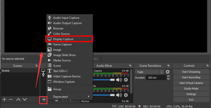 使用 OBS 在華碩上的記錄螢幕畫面