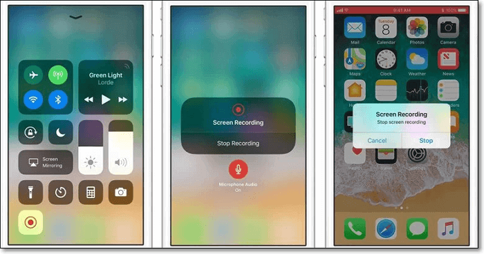 使用 iPhone 內建螢幕錄影功能錄製 Facebook 影片