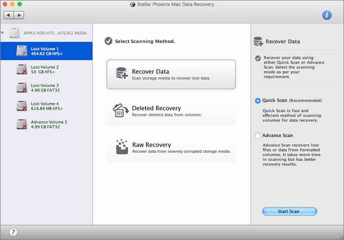 Stellar Recovery for Mac