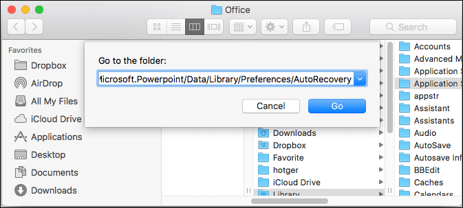 自動儲存檔案夾路徑