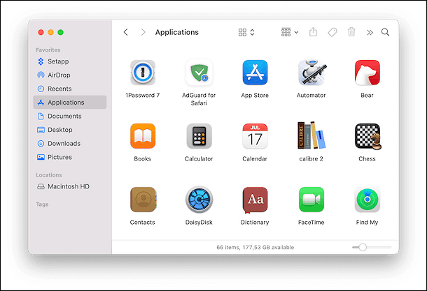 在 Mac 上卸載應用程式