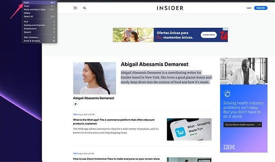 點擊編輯和複製