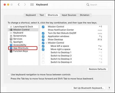 點擊快捷方式應用程式