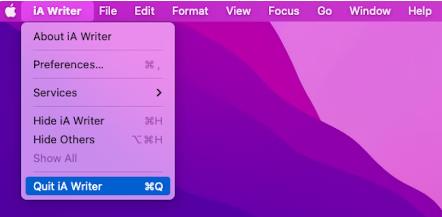 退出所有正在進行的程式