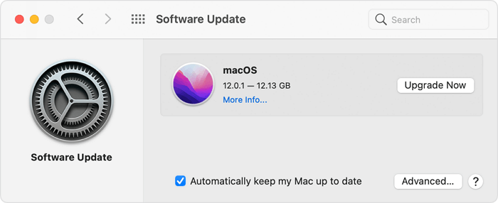 檢查 macOS 更新