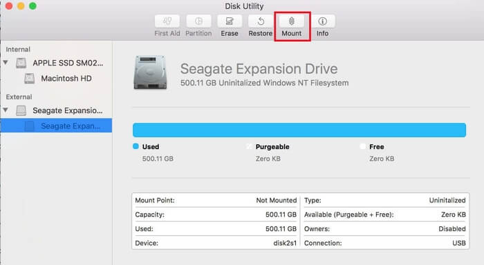 修復Seagate外接硬碟未顯示Mac的4種方法- EaseUS