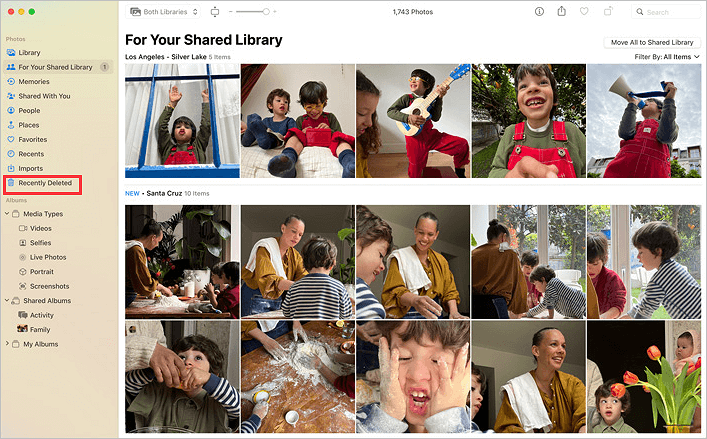 從照片中恢復 macOS Ventura 更新後丟失的照片