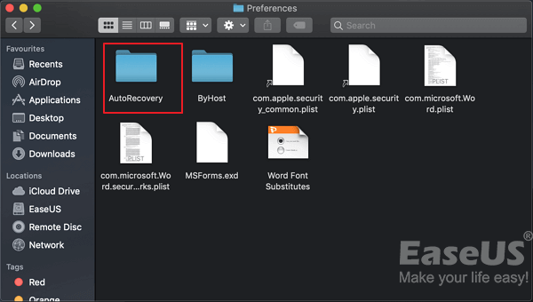 從 AutoRecovery 文件夾中恢復未保存的 Word 文件