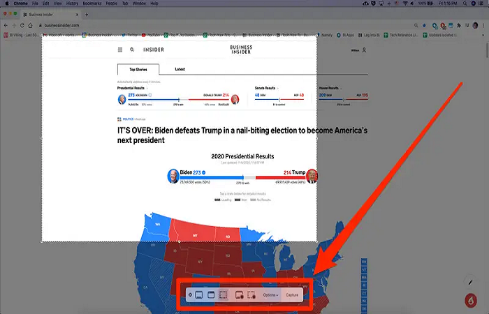在 Mac 上截取螢幕截圖