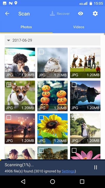 在沒有 PC 的情況下在 Android 手機上恢復已刪除的照片/視頻。
