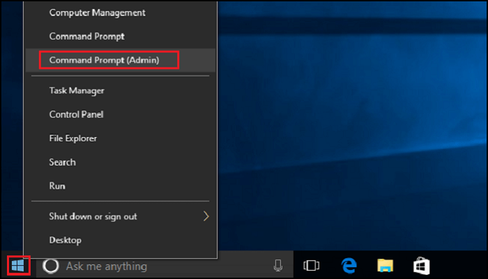 打開命令提示字元