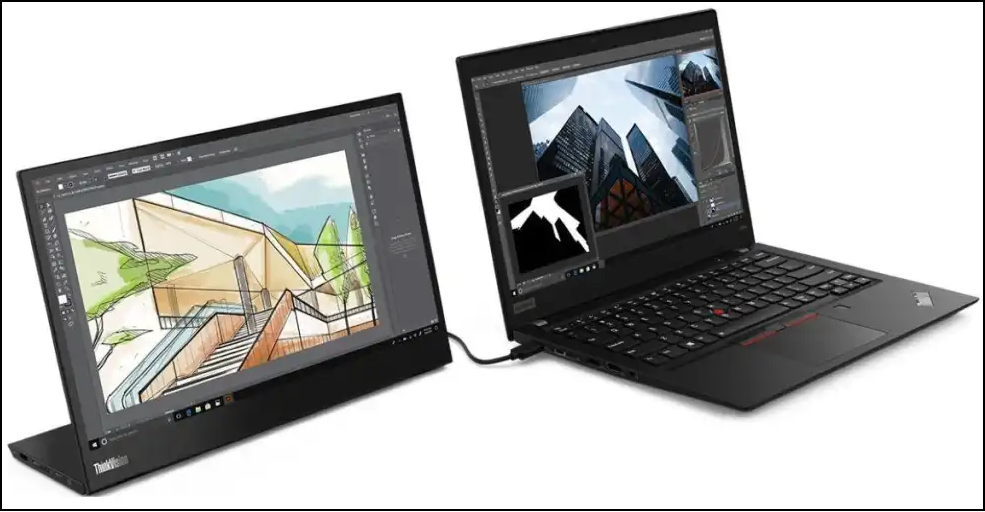 連接到電腦的顯示器