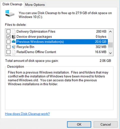 刪除 windows.old 資料夾 Windows 11