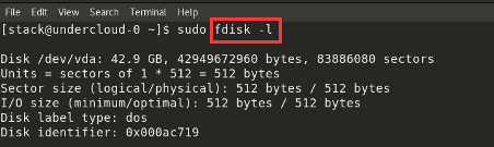 fdisk 命令 linux