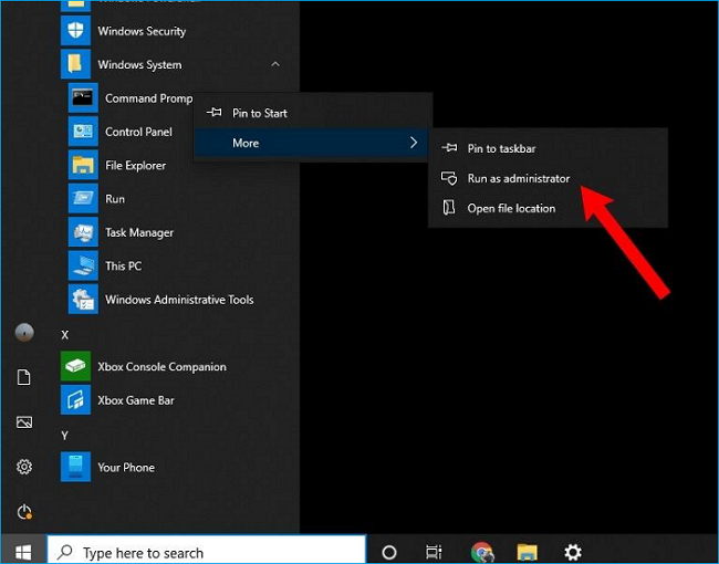 點擊以管理員身份運行