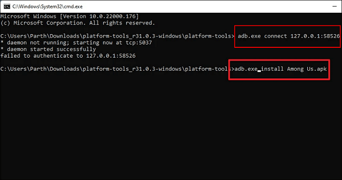 在 Windows 11 上安裝 APK