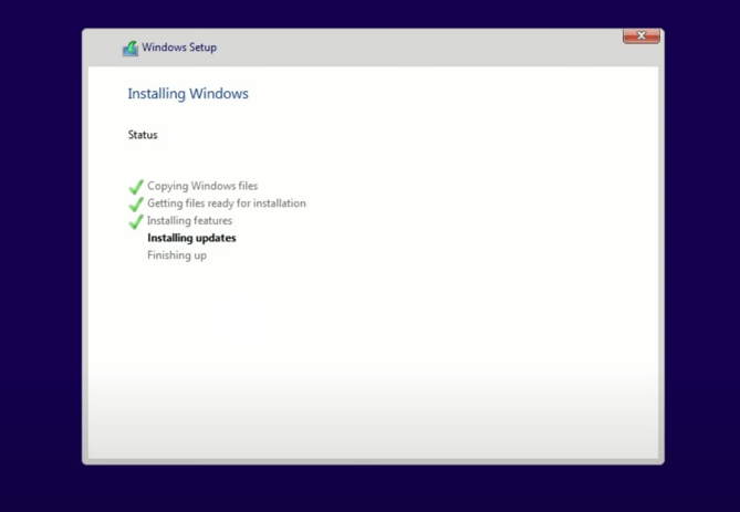 完成安裝 Windows 11