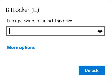 解鎖 BitLocker 加密驅動器