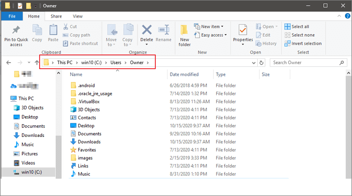 Windows 10中爲現有使用者建立新的設定檔案 - 複製使用者設定檔