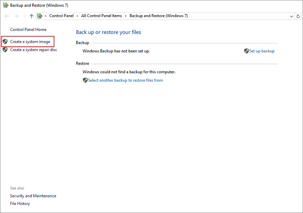 將系統映像建立到 USB