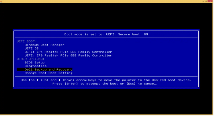 delll 備份和還原 - 1