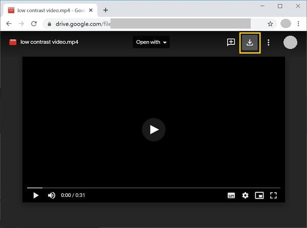 通過分享連結下載影片