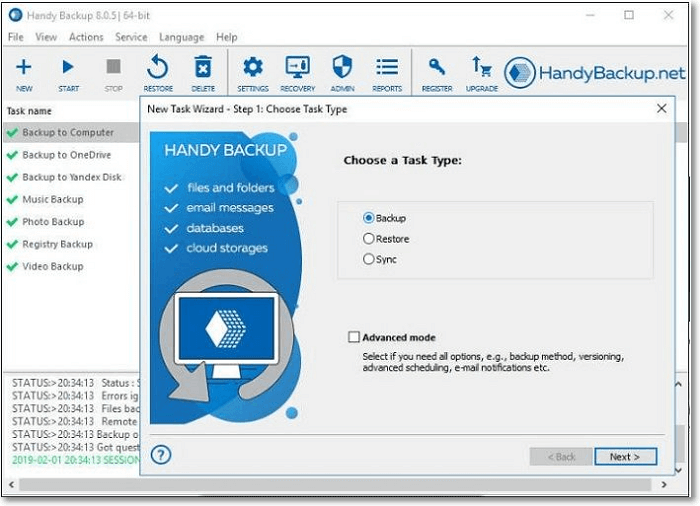 Handy Backup Standard