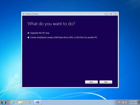 將電腦升級到Windows 10