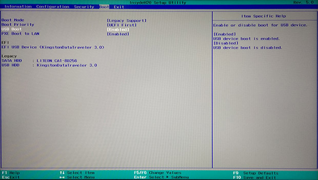 將安裝媒體硬碟設定為引導硬碟以在 ssd 上重新安裝 Windows 10