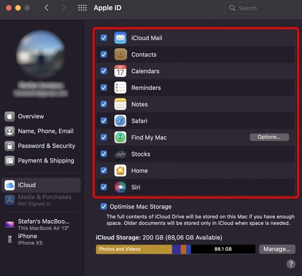 將 iCloud 與裝置相結合