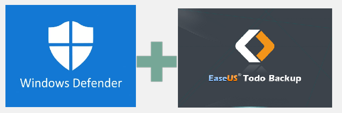 windows defender和eaesus todo backup