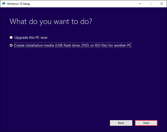windows 10 媒體建立工具 - 1
